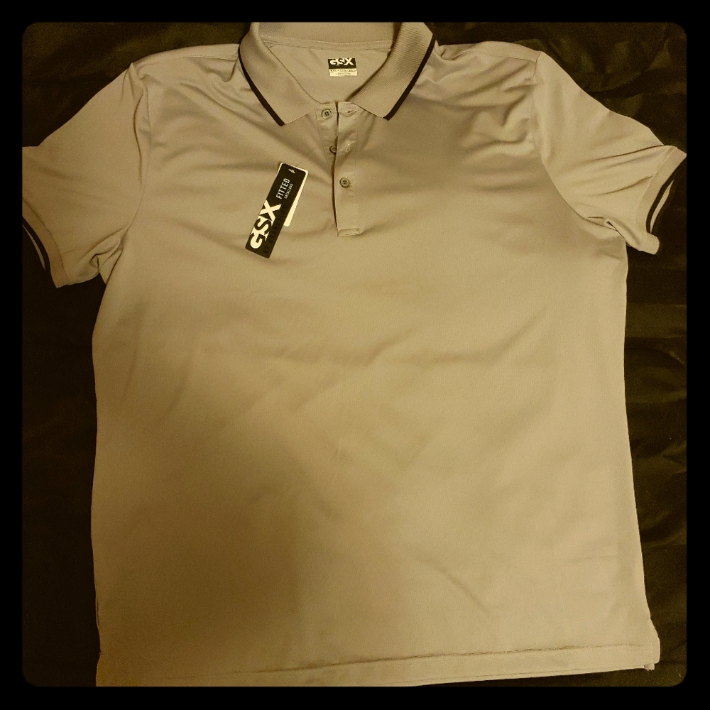 mesh fiber polo slim fitted